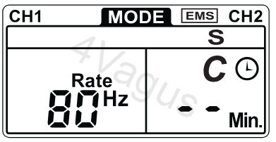 LCD EMS czasomierz Ciągły