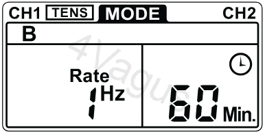 LCD TENS czasomierz 60 min
