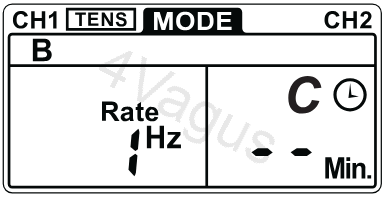 LCD TENS czasomierz Ciągły